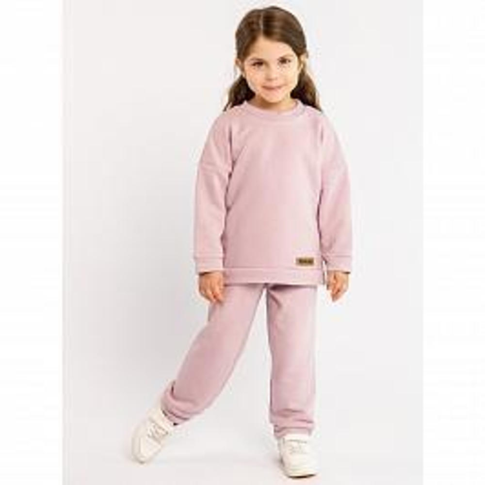 Костюм для девочек футер 3х нитка петля 8438300102 р.86 (Юлла)