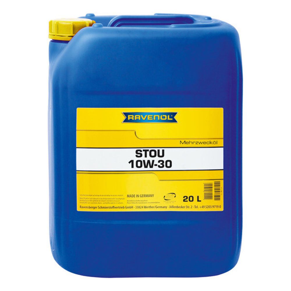 Трансмиссионное масло RAVENOL STOU SAE 10W-30 (20л)