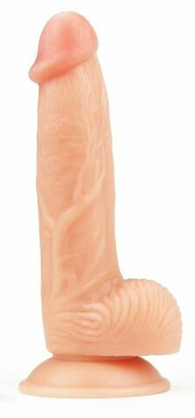 Телесный фаллоимитатор 8 The Ultra Soft Dude - 20 см. (Цвет: телесный)