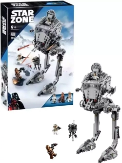 Конструктор Star Wars Звезда Шагоход AT-ST на Хоте 586 дет