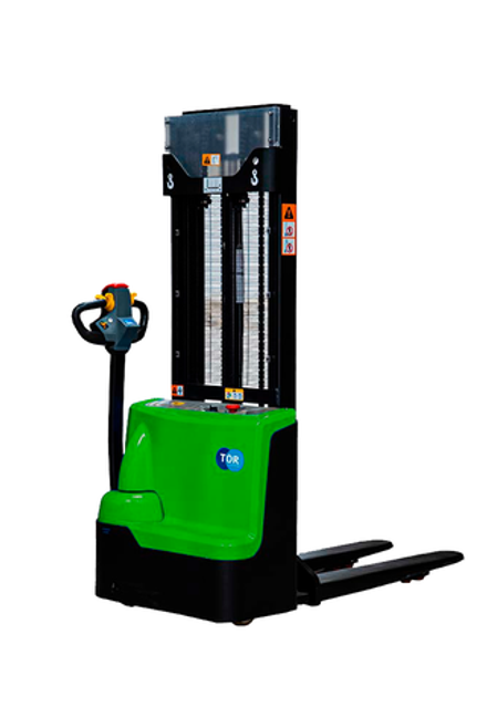 Штабелер самоходный 1,5 т 4,0 м TOR WS15H-4000SC PRO Li-ion 24/100 В/Ач контр. скорости подъема
