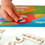 Слоговые домики (мини), магнитная игра