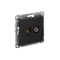 Розетка компьютерная + телевизионная 2-м СП AtlasDesign RJ45 кат.5E + TV механизм карбон SE ATN001089