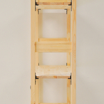 Стеллаж, 89х30х179, Ивари, деревянный, для игрушек и книг, напольный, Dipriz