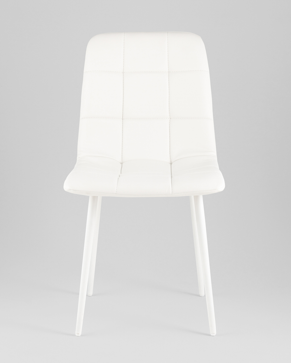 Стул Одди NEW экокожа белый белые ножки