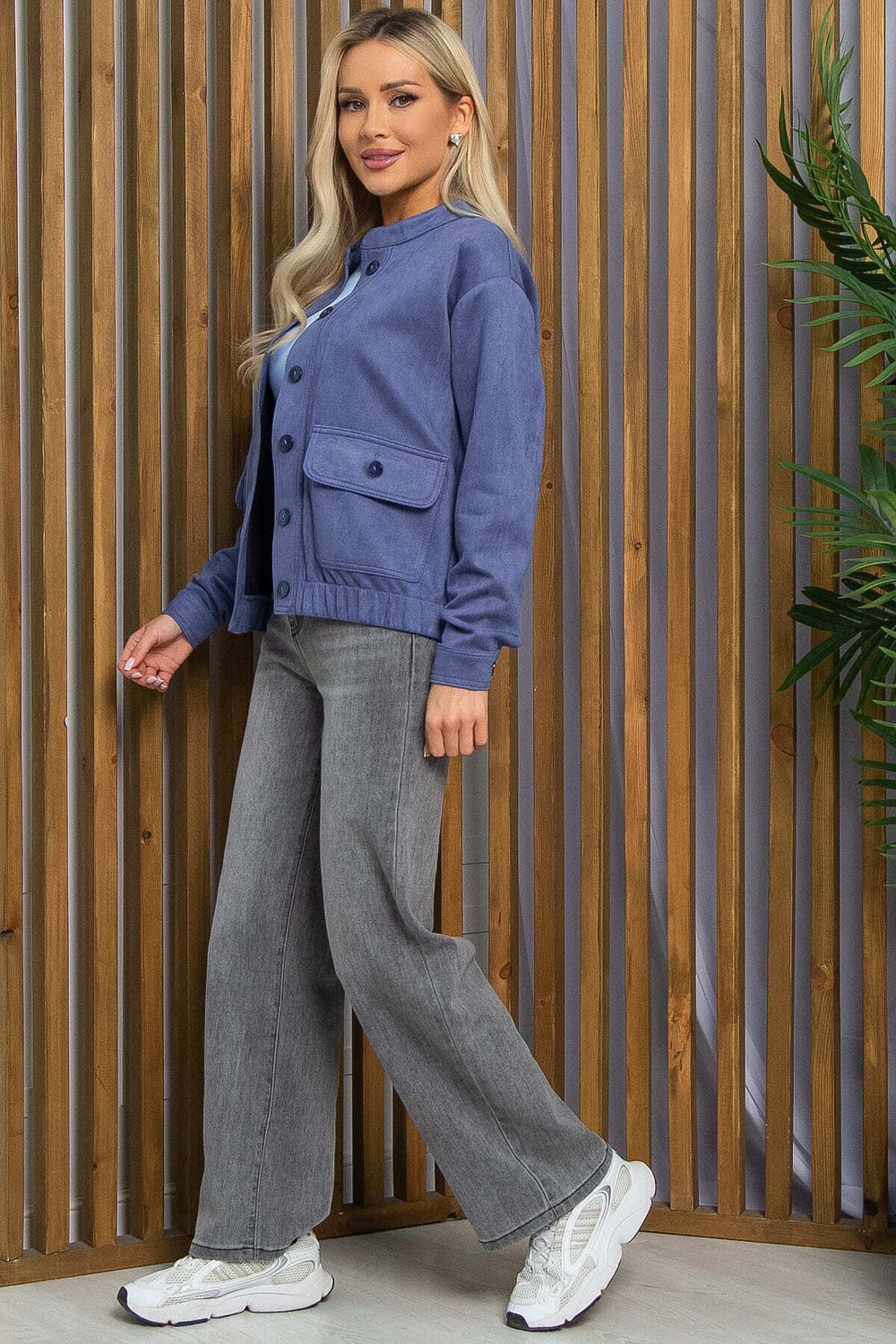 Бомбер Агнес (джинс) Б13358-2М LT Collection