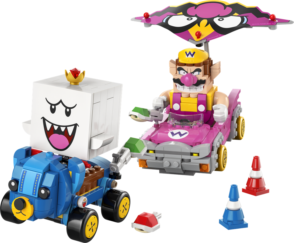 Конструктор Лего Супер Марио Mario Kart Варио и Король Бу 72038 | LEGO Super Mario Kart Wario & King Boo  512 деталей 8+