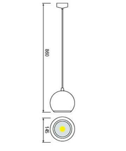 Подвесной светильник Horoz Electric  HRZ00000792