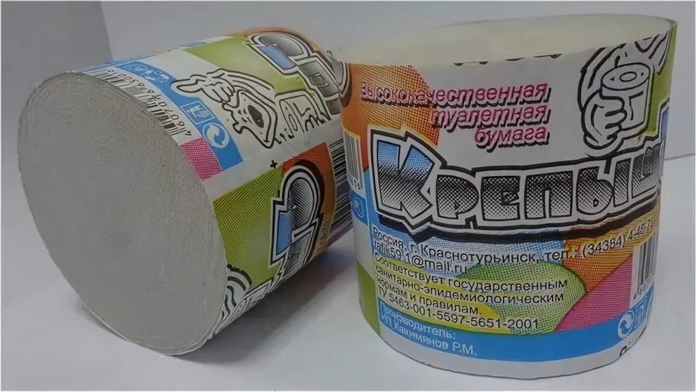 Бумага туалетная СНЕЖОК Крепышь 1 сл., без втулки