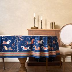 СКАТЕРТЬ ОВАЛЬНАЯ "PASSAGE"140Х180СМ ,БЕЛЫЙ, 100% ХЛОПОК,ТВИЛ, ПРОПИТКА