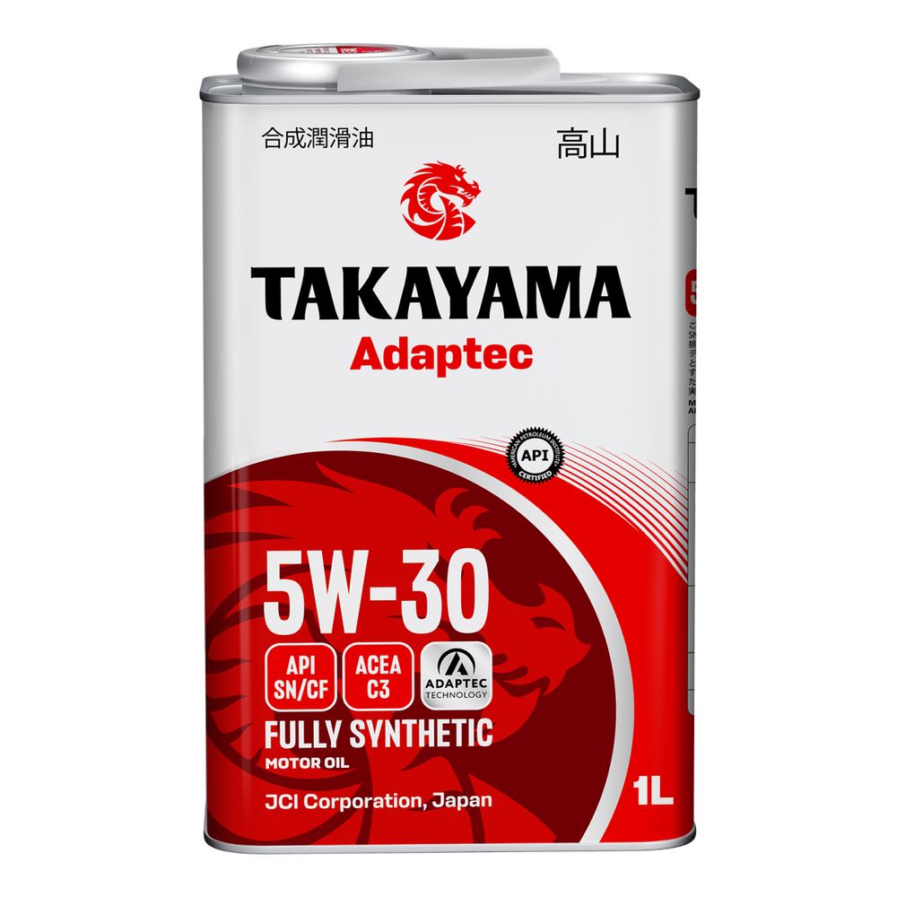 Моторное масло Takayama 5W-30, SN/CF, C3, синтетическое, 1 л