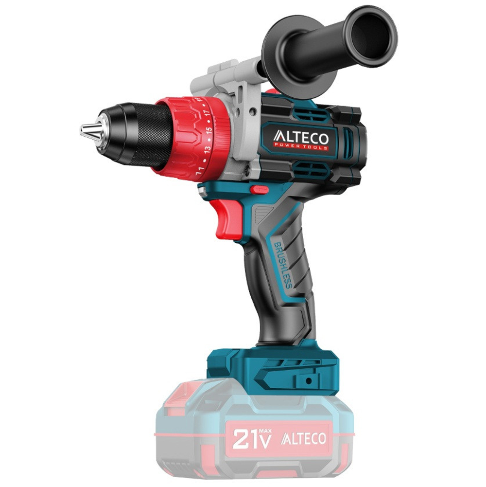 Дрель-шуруповерт бесщеточная аккумуляторная ударная Alteco CID 21-150 BL Solo 78082 без АКБ