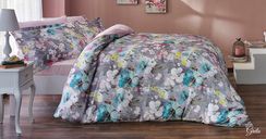 Постельное белье  GRETA розовый TIVOLYO HOME Турция