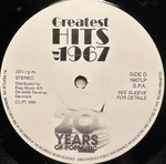 Greatest Hits Of 1967 2LP (Европа 1990г.)