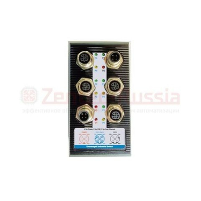 MES-1205-M12 неуправляемый промышленный PoE коммутатор, 5 портов