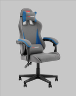 Кресло спортивное TopChairs Phantom серо-голубой