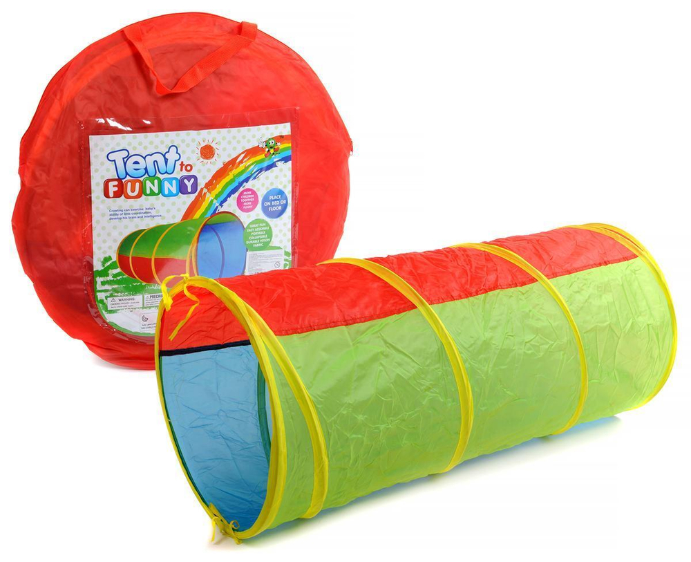 Детская игровая палатка-тоннель, 46х46см в сумке
