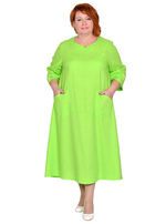 Платье А-силуэта Лайм