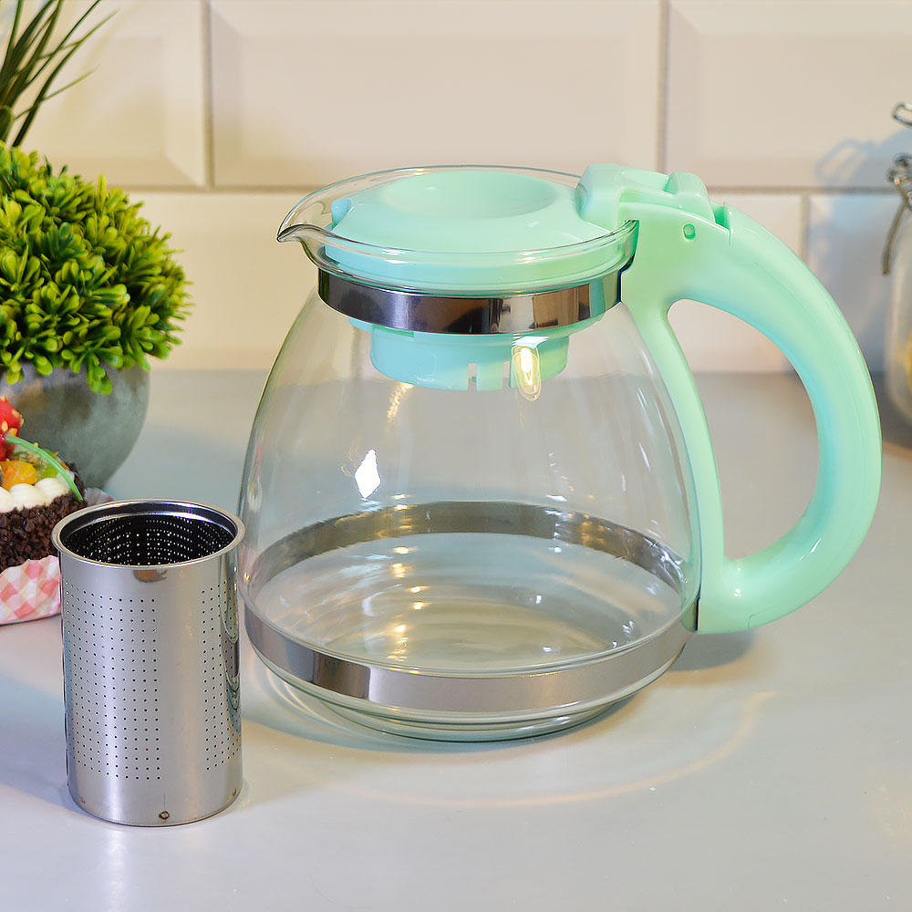 Чайник заварочный 1,5л мятный, 430-1503