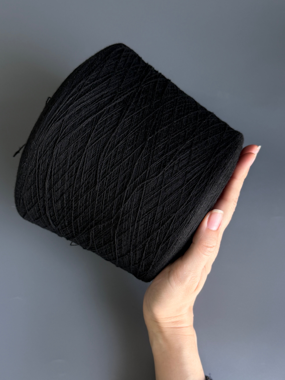 Пряжа PAPI FABIO SEVENTY 2/30 (70% меринос, 30% кашемир), 1500м/100гр, черный