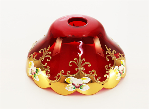 Розетка Смальта красная №0315