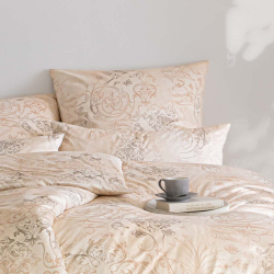 Постельное белье 2 спальное евро Estella Gregorio бежевое