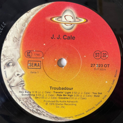 Винтажная виниловая пластинка LP J.J. Cale Troubadour (Germany 1977)