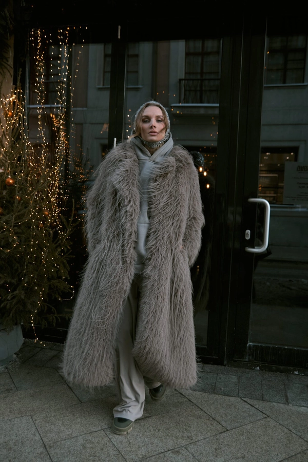 Шуба страус