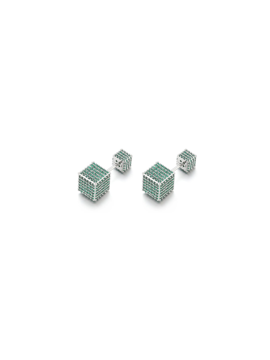 СЕРЬГИ "DOUBLE GLOW MINT"