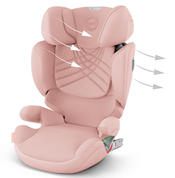 Автокресло Cybex Solution T i-Fix Peach Pink Plus