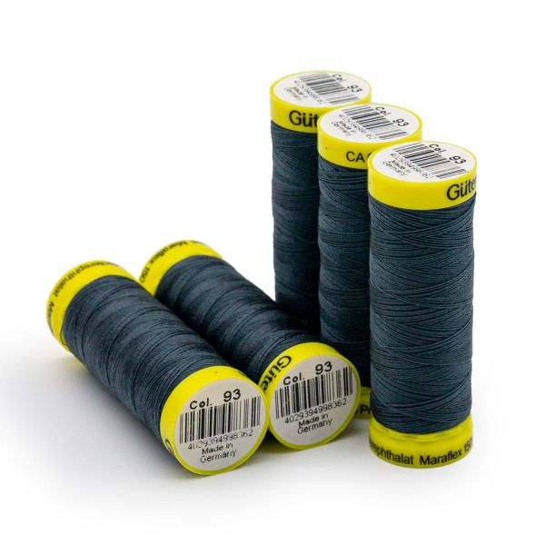 Нитки для трикотажа Gutermann Maraflex 120 (150 метров), 5 кат. | 093 аспидно-серый