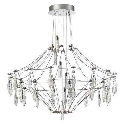 6699/51CL CLASSIC ODL_EX25 069 Потолочный светильник металл/хрустальметалл/нерж сталь IP20 LED 51W 4000K 220-240V FLAMENCO