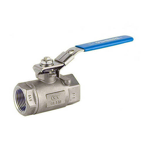 Кран шаровой GENEBRE 2008 - 1/2* (ВР/ВР, PN140, Tmax 180°C, ручка-рычаг, цвет синий)