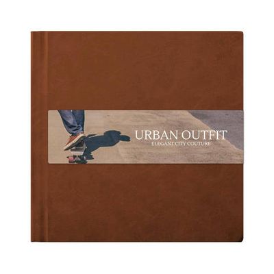 Photobook 15х15 eco-leather "Rosso"
