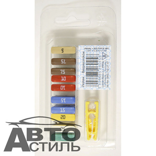 Предохранители ЕВРО  ПОЛЬША  (10шт+ пинцет) к-т 126598/12236