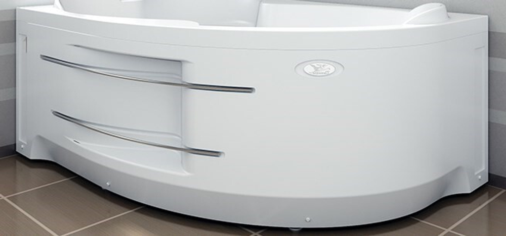 Акриловая ванна Radomir Vanessa (Радомир Ванесса) Ирма 149х96 L, с каркасом