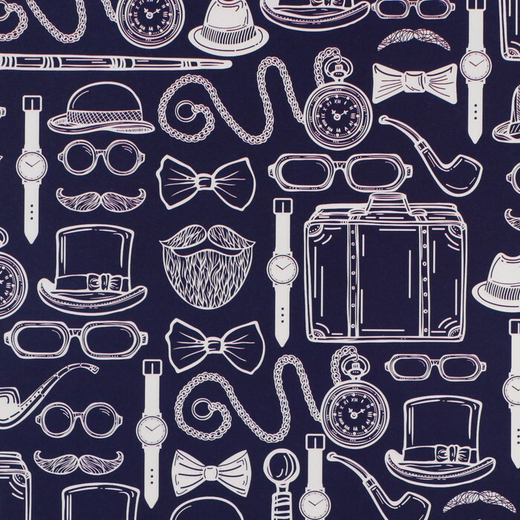 Бумага упаковочная, глянцевая "Мужчине", 70 х 100 см