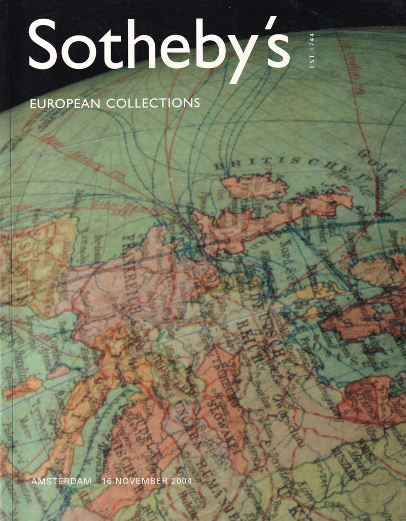 Каталог аукциона Sotheby's, Амстердам, Европейские коллекции от 16 ноября 2004 года