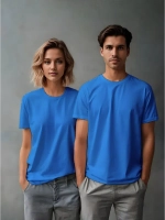 Футболка однотонная базовая хлопок унисекс Баракаттекс