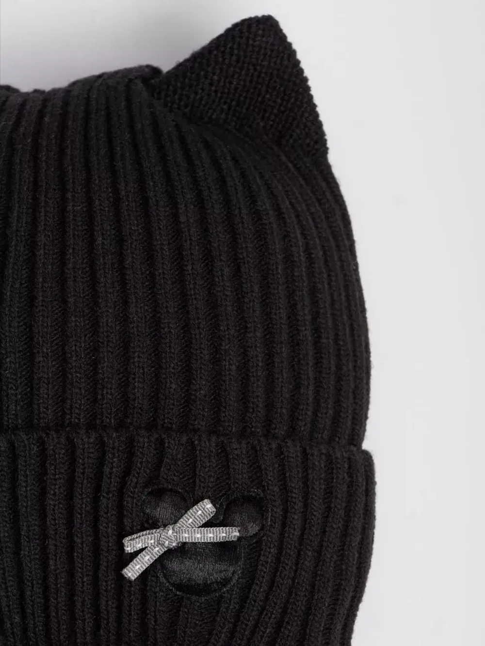 Шапка и снуд для девочки с ушками на завязках