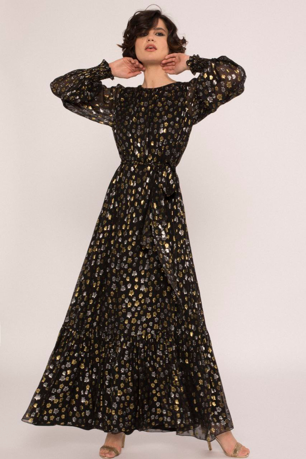 Платье длинное Nissa звезды