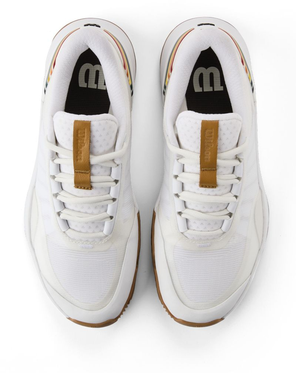 Женские Кроссовки теннисные Wilson Intrigue Tour Clay RG - white/bone brown/gum1a