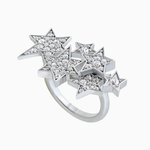 Серебряное кольцо «Млечный путь»