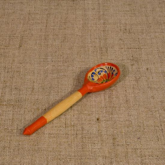 Ложка Музыкальная малая МАСТЕРСКАЯ СЕРЕБРОВА с росписью