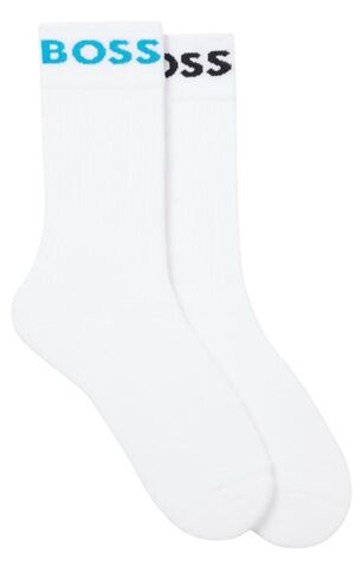 Теннисные носки BOSS x Matteo Berrettini Quarter-Length In Stretch Fabric - turquoise/aqua