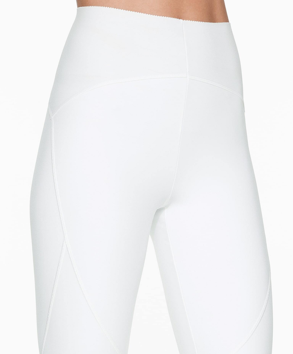 OYSHO Компрессионные легинсы Compressive Basic до щиколотки, длина 65 см, белый