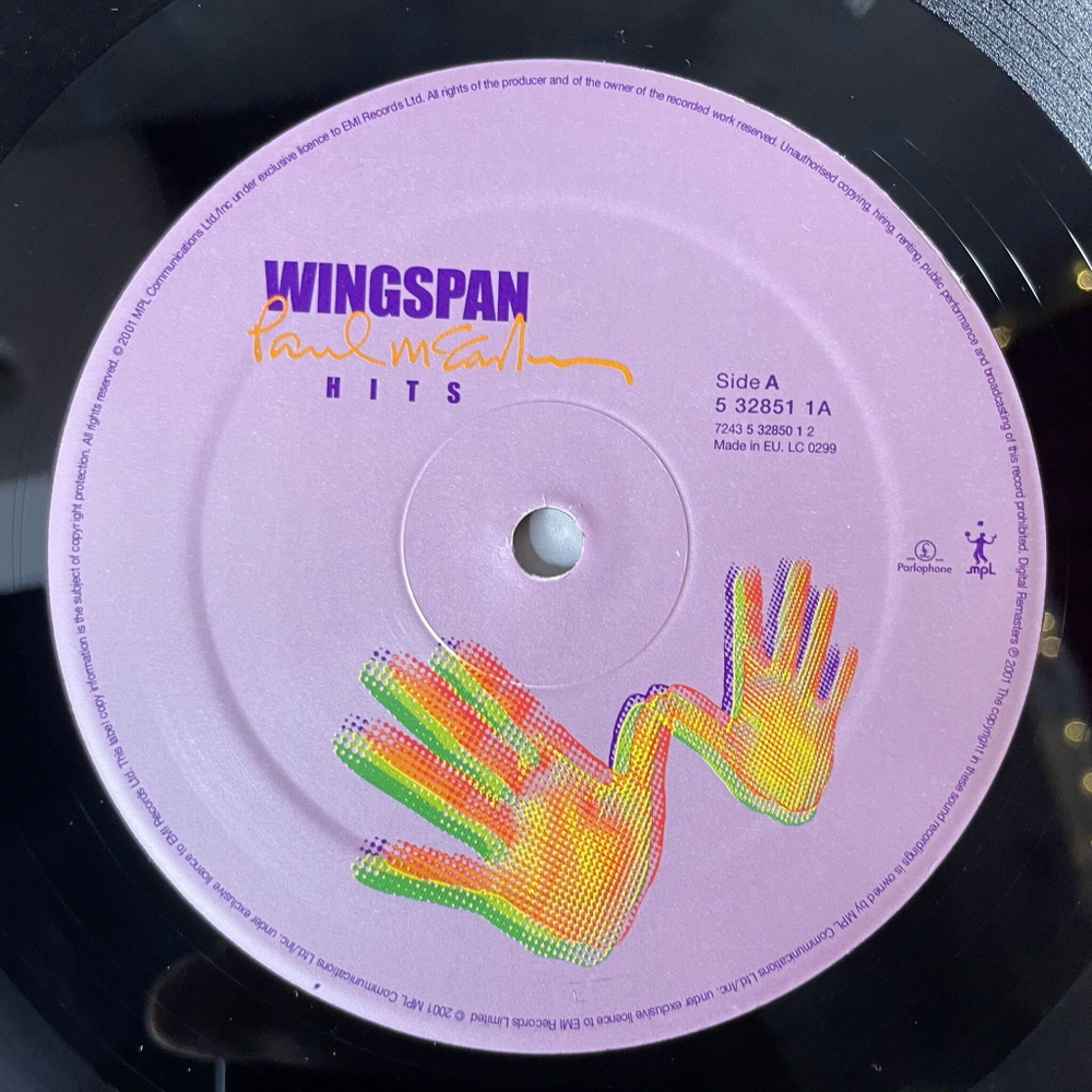 Винтажная виниловая пластинка LP Сборник Paul McCartney Wingspan Hits And History (UK 2001) Band On The Run