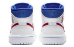 Jordan 1 Mid White Red Royal Women's