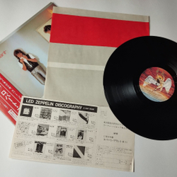 Винтажная виниловая пластинка LP Robert Plant Pictures At Eleven (Japan 1982) (Obi) Fat Lip