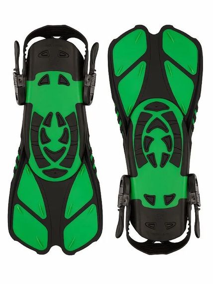 Ласты регулируемые Sargan Легкие размер 41-46 зеленый